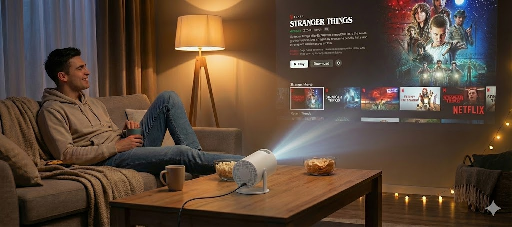 HY300Pro 4K Portable Projector